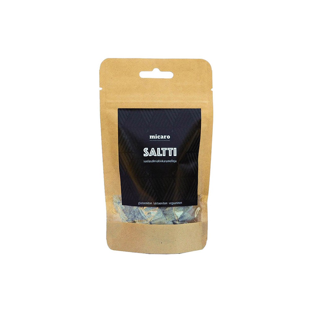 Micaro, Saltti, Hand-made Salty Licorice Candies 80g