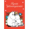 Mumin, Postkarte, "Hyvää ystävänpäivää!" rot