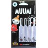 Kiilu, Moomin, Reflecting Zipper Pull Set (4pcs), Family