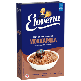 Elovena, Mokkapala, Instant Oatmeal with Mocha Cake Taste (6x35g) 210g