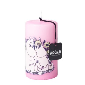 Havi, Moomin, Table Candle, Friendship, pink 12x7cm