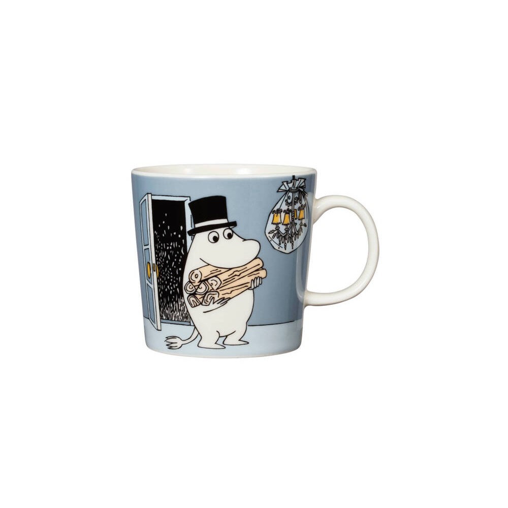 Arabia, Moomin, Ceramic Mug, Moominpappa gray 0,3l