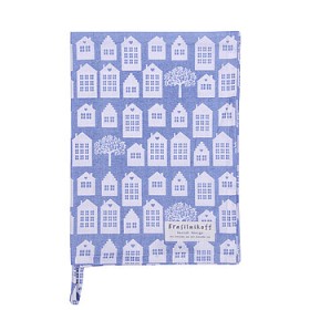 Krasilnikoff, Town Houses, Kitchen Towel, dusty blue 50x70cm