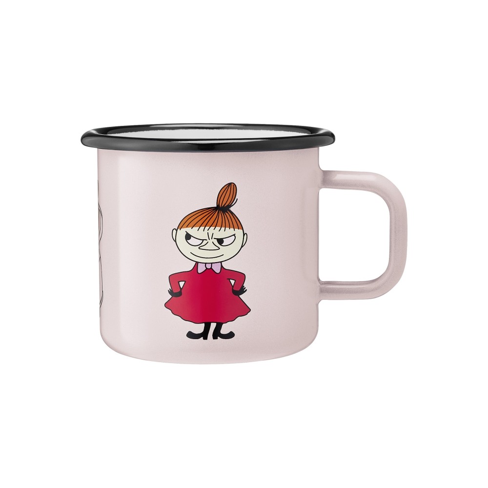 Muurla, Moomin Retro, Enamel Mug, Littly My, pink 0,37l
