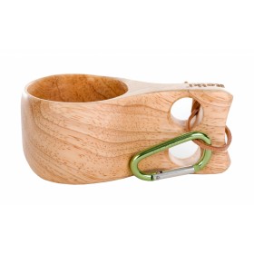 Retki, Kuksa Wooden Mug with Carabiner, medium 0,17l