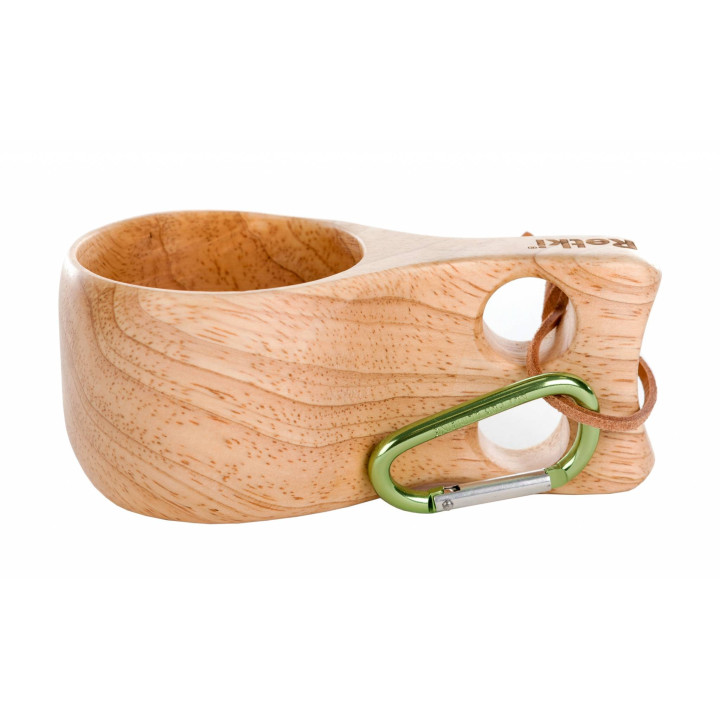 Retki Kuksa Holzbecher mit Karabiner Medium 0,17 l