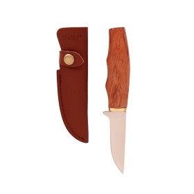 Retki, Universal Knife with Leather Sheath, Blade 9,5cm
