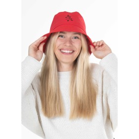 Lasessor, Moomin, Brimmed Hat for Adults, Little My, red