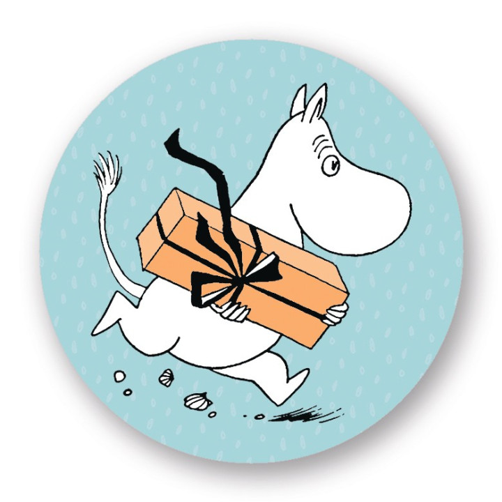 Putinki Mumin Magnet Mumintroll mit Geschenk Blau 5,6cm