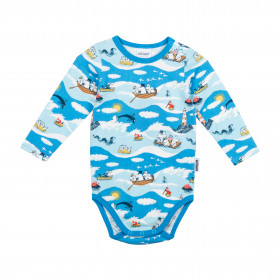 Martinex, Moomin Waves, Body from Eco-Cotton Jersey, blue