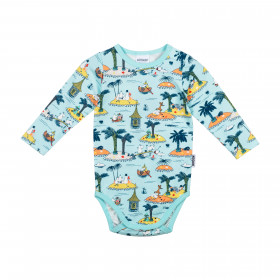 Martinex, Moomin Holiday, Body from Eco-Cotton Jersey, light blue