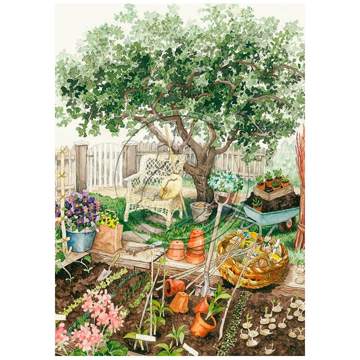 Inge Löök Postcard Gardening 10.5 x 14.8 cm