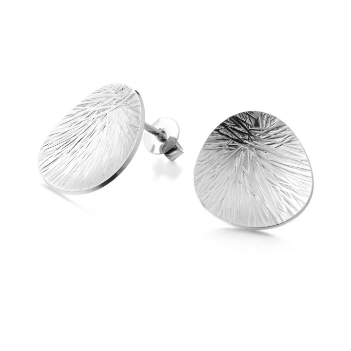 Lumoava Lily Silver Stud Earrings