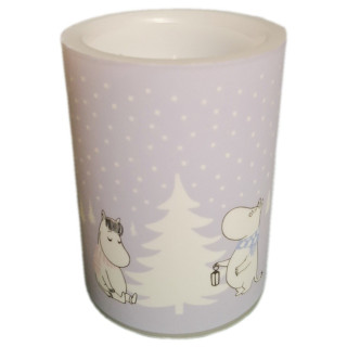 Muurla Moomin Snowfall LED Candle Light Lila 10cm