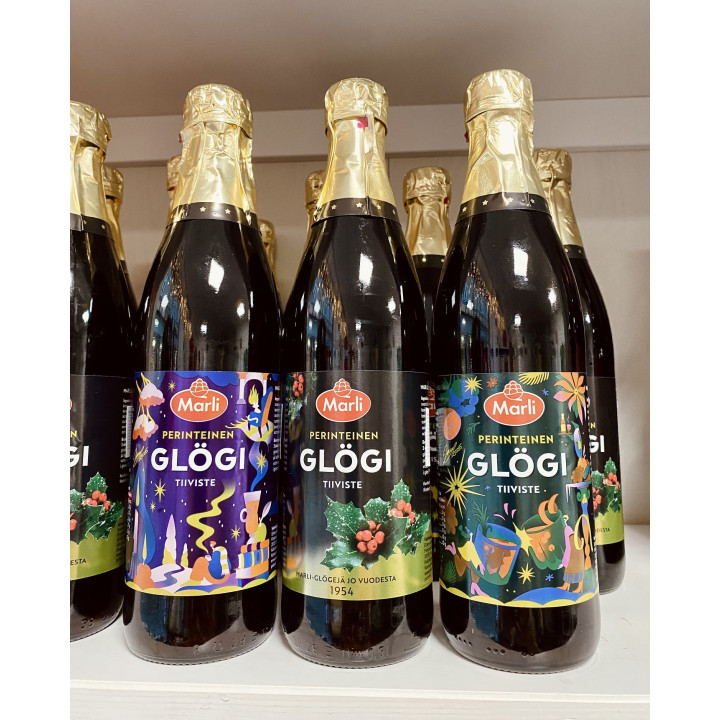 Marli Glögi Mulled Wine Concentrate Alcohol-free Bottle 0,5l