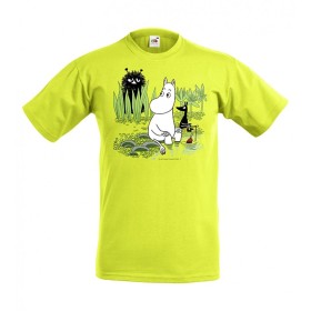 Mikebon, Moomin, Cotton T-shirt for Children, lime