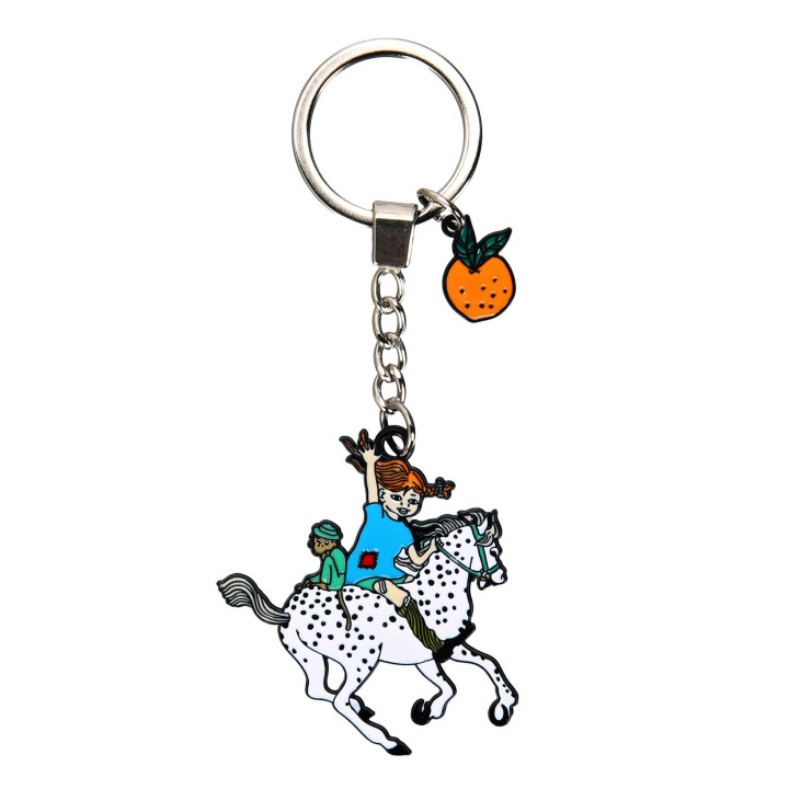 Nordic Buddies Key Ring Pippi Longstocking with Horse