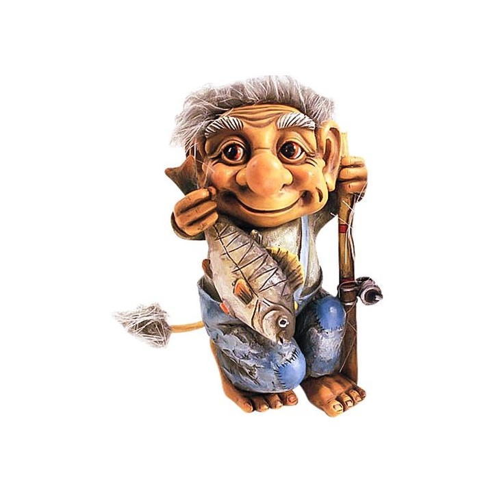 Troll Figure Fisherman Mini 5cm