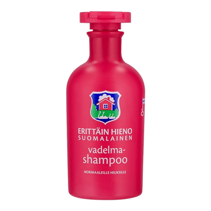 Erittäin Hieno Suomalainen Himbeer-Shampoo Vadelma 300 ml