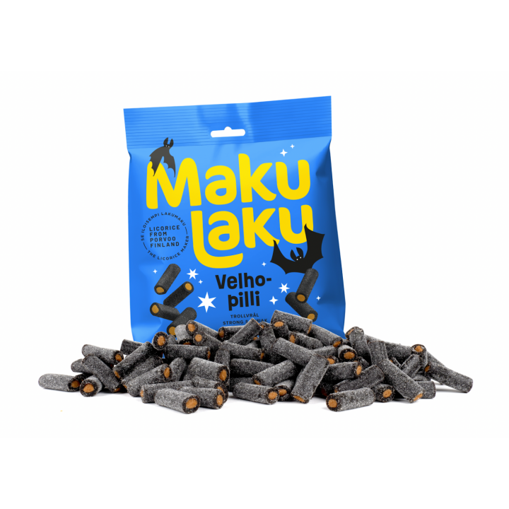 Makulaku Liquorice with Salmiak Filling 250g