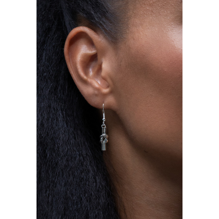 Sirokoru Merimiessolmu Seaman's Knot Silver Earrings