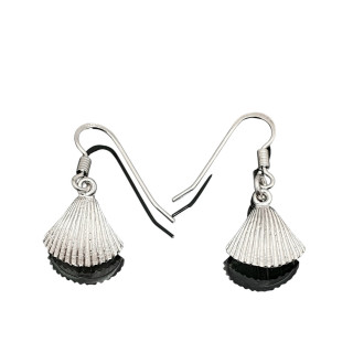 Sirokoru Simpukka Shell Silver Earrings Medium