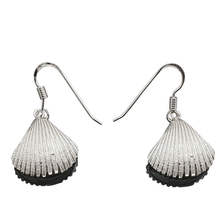 Sirokoru Näkinkenkä Seashell Silver Earrings