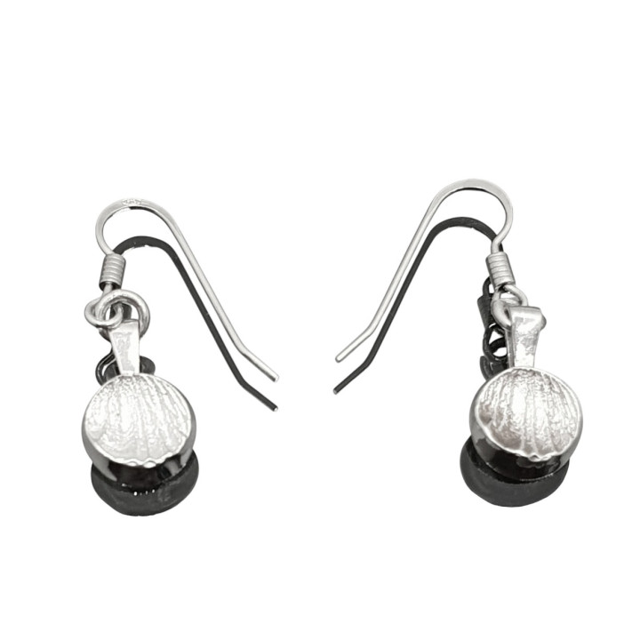 Sirokoru Simpukka Shell Silver Earrings Small