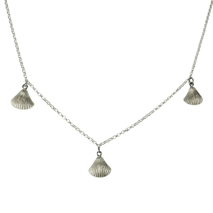 Sirokoru Simpukka Shell Silver Necklace with Chain 45 cm
