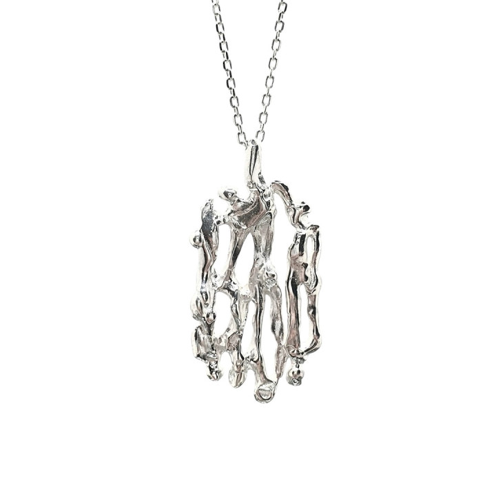 Sirokoru Finlandia Silver Pendant with Chain 50cm