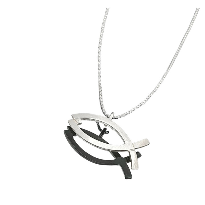 Sirokoru Sintti Small Fry Silver Pendant with Chain 45 cm