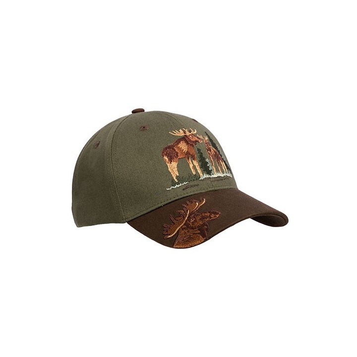 Moose Norway Baseball Cap Adults One Size Green