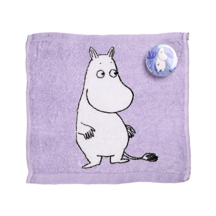 Puckator Moomin Tammi Compressed Travel Hand Towel Snorkmaiden Lila 30x30 cm