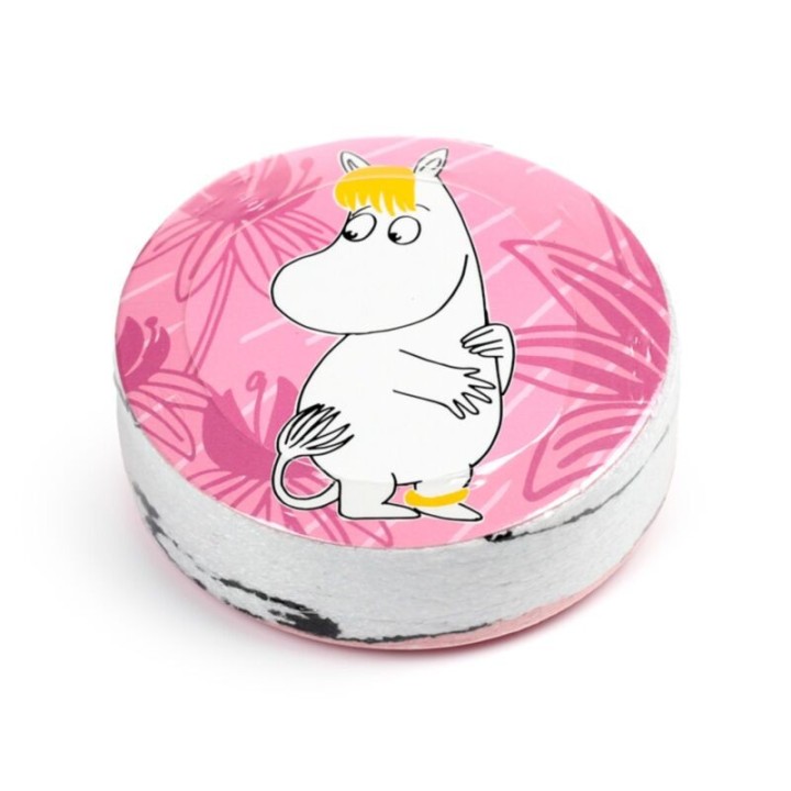 Puckator Moomin Tammi Compressed Travel Hand Towel Snorkmaiden Pink 30x30 cm