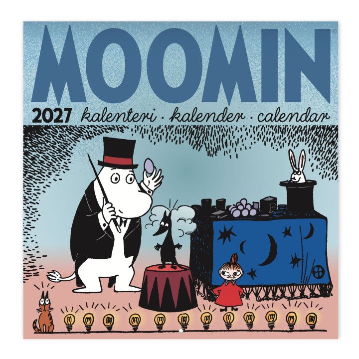 Putinki Moomin 2027 Wall Calendar small 20x20 cm