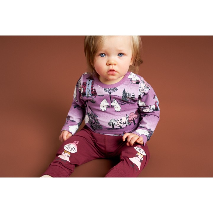 Martinex Moomin Moonlight Night Bodysuit Lila