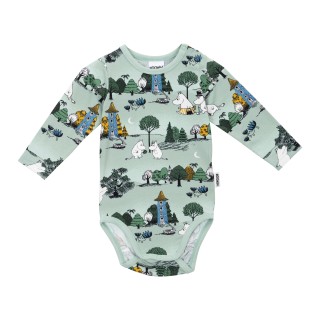 Martinex Moomin Moonlight Night Bodysuit Green