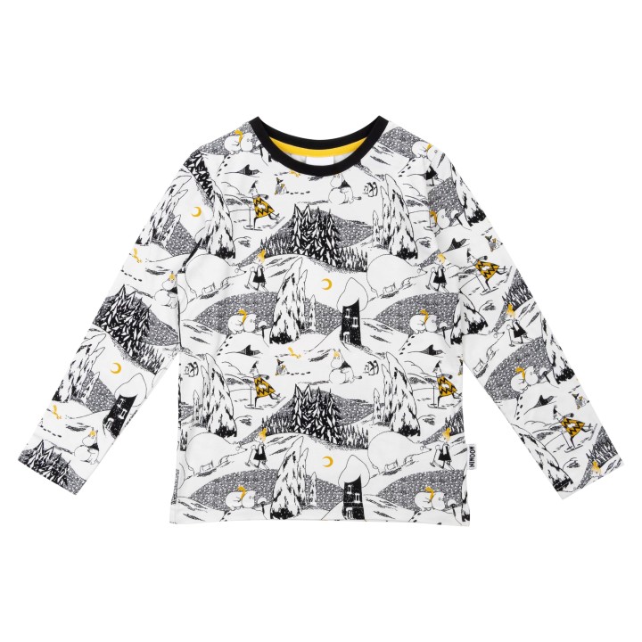 Martinex Moomin Polar Bear Kids Long-sleeve Shirt White