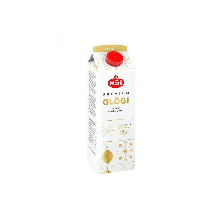 Marli Premium Vaalea Glögijuoma Light-colored Mulled Wine Drink Alcohol-free 1l