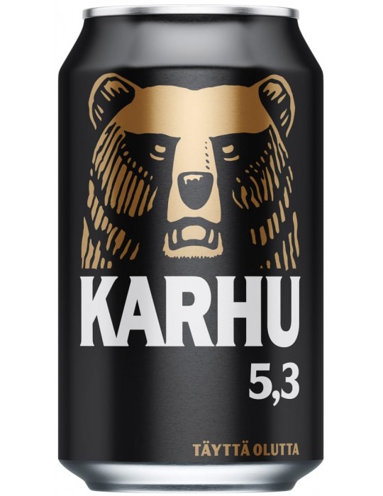 Karhu, Lager Beer 5,3% 0,33l