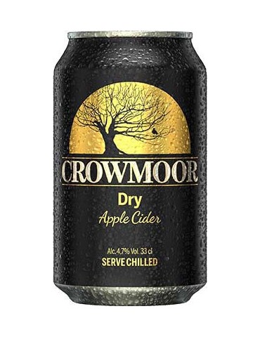 Crowmoor, Dry Apple, trockener Apfel-Cider 4,7% 0,33l