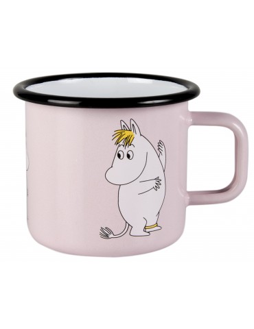 Muurla, Moomin Retro, Enamel Mug, Snorkmaiden 0,37l pink