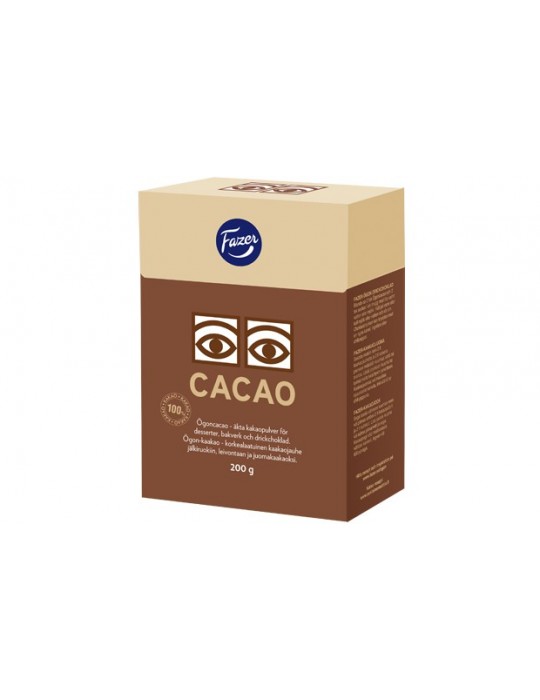 Fazer, Cacao, 100% Cocoa Powder 200g