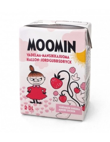 Refresco, Moomin, Rasberry-Strawberry Juice Drink 0,2l