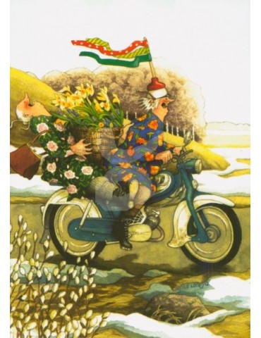 Inge Löök Postkarte Nr Frauen beim Minigolfen 6 