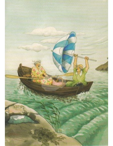 Inge Löök, Postcard, Women Sailing