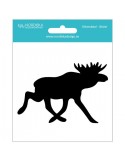 Sticker Elk black 10cm