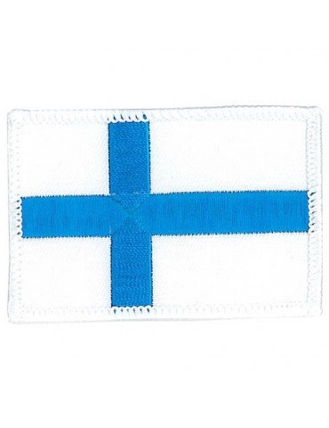 Finnland, Aufnäher, Fahne 5x7,5cm