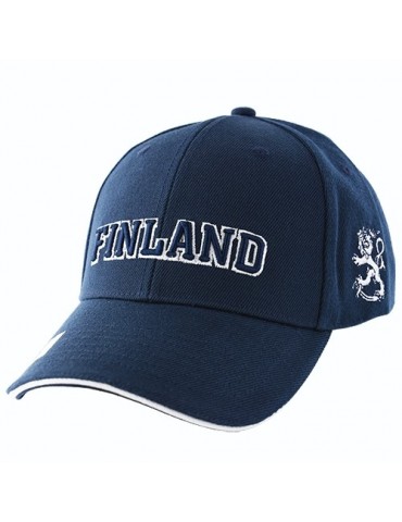 Cap for Adults, Finland, marine blue