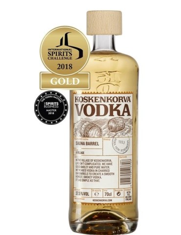 Koskenkorva, Finnischer Vodka, Sauna Barrel 37,5% 0,7l - KOMMT BALD